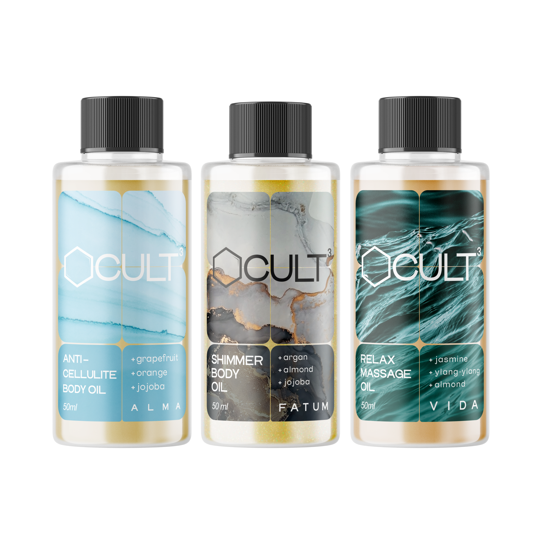 Набор масел для тела CULT3