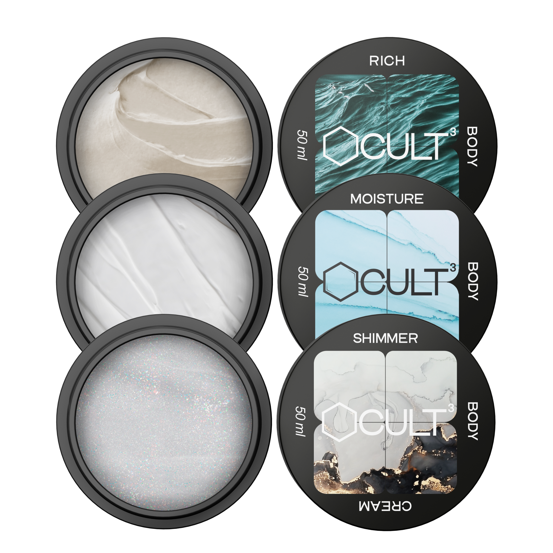 Набор кремов для тела CULT3
