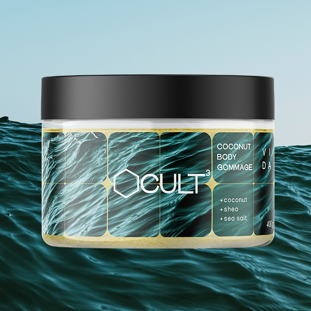 Нежный отшелушивающий гоммаж для тела CULT3